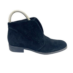 Blondo Verona Black Suede Waterproof Ankle Boot Sz 8 Slip On Booties Comfort
